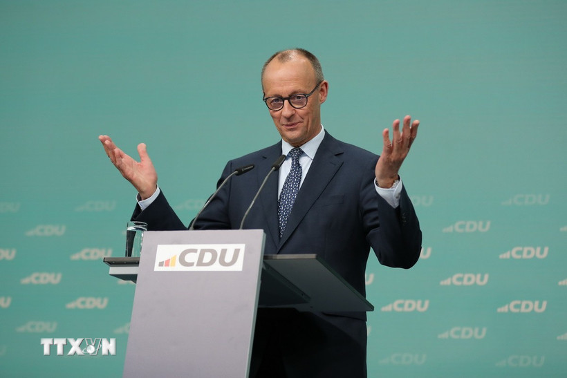 Thủ tướng Đức Friedrich Merz. (Ảnh: THX/TTXVN)