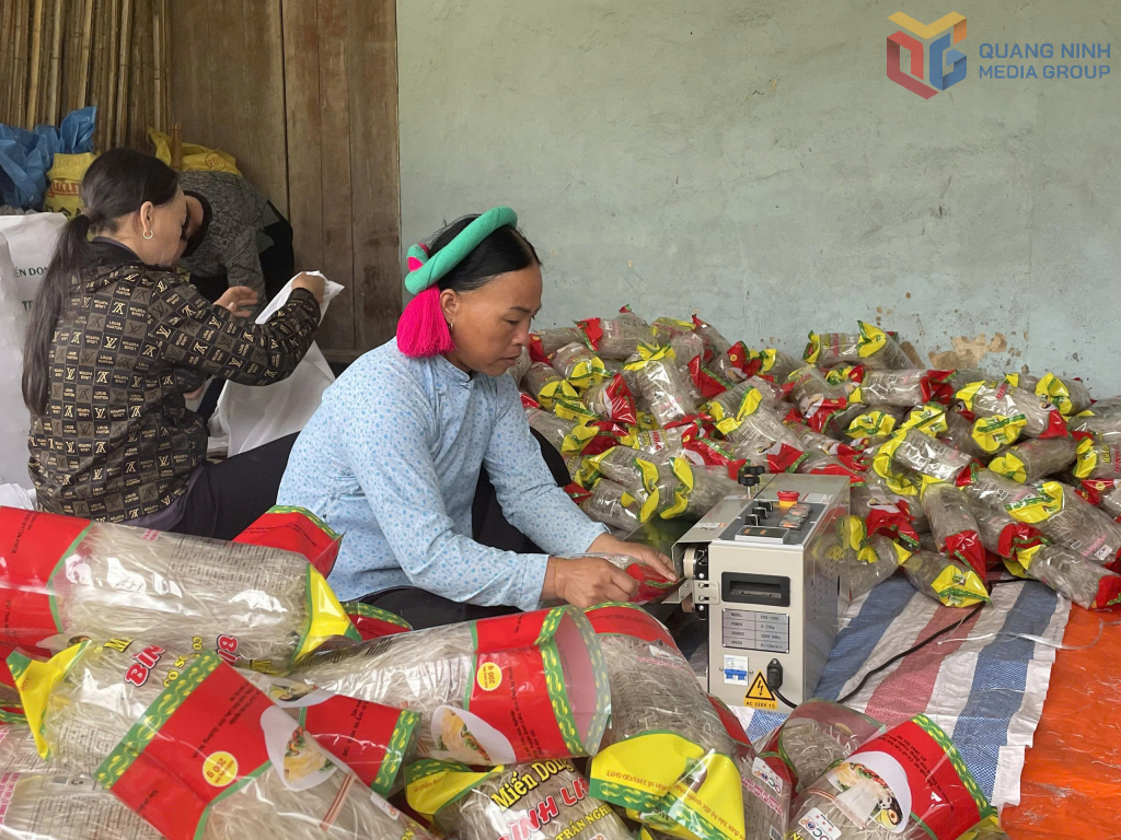 Miến dong Tiên Yên là sản phẩm Ocop được người dân vùng cao Tiên Yên sản xuất.