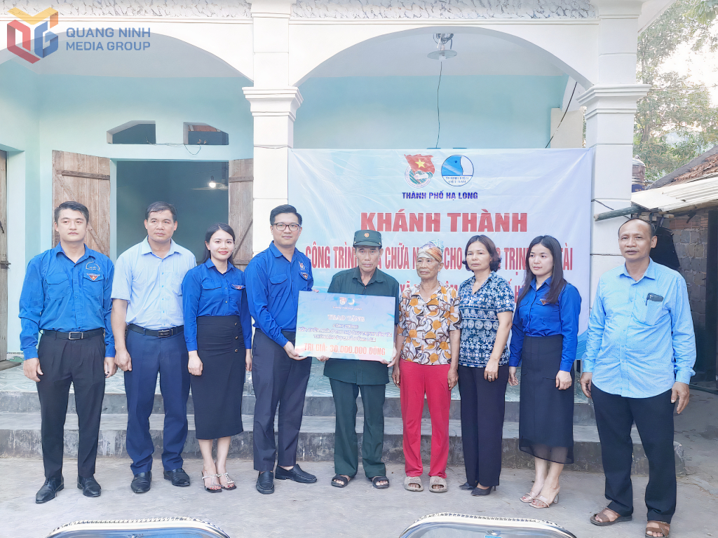Trao hỗ trợ sửa nhà ở cho ông Trịnh Văn Tài (xã Thống Nhất) (Ảnh chụp tháng 3/2025).