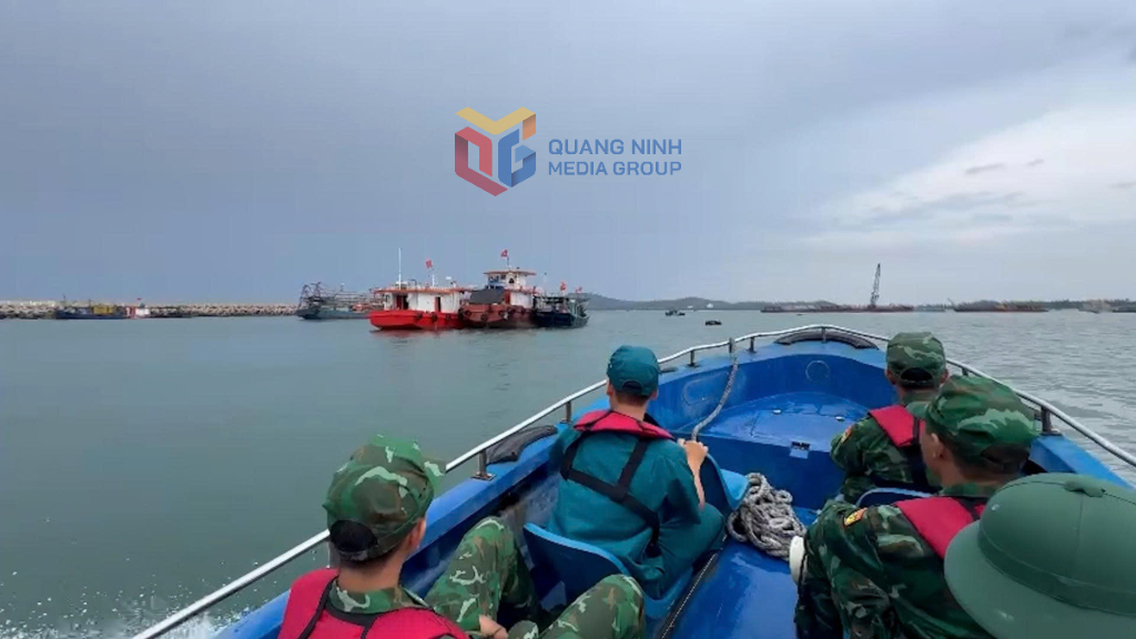 CBCS Đồn Biên phòng Cô Tô tuần tra trên vùng biển đơn vị quản lý