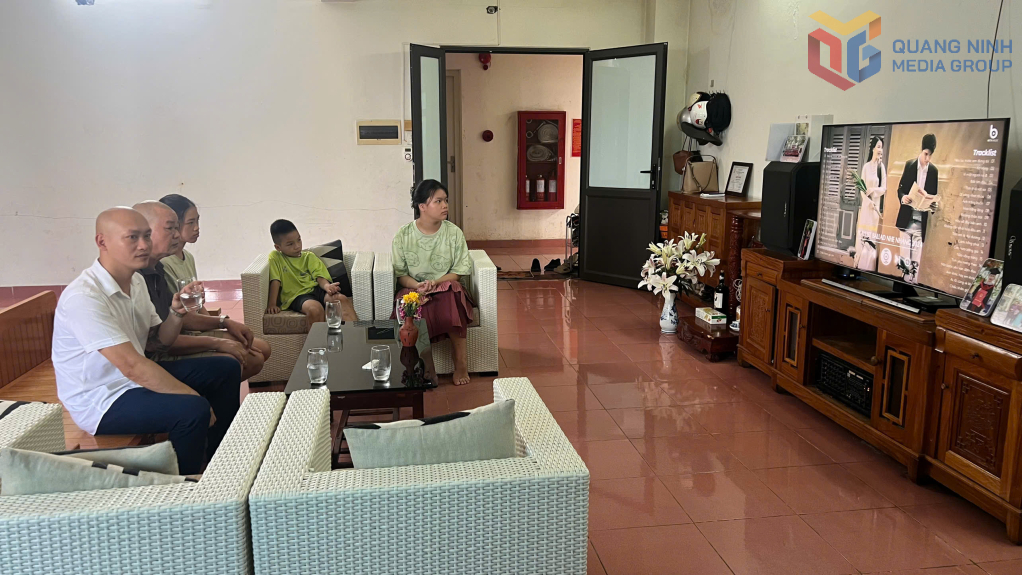 Căn hộ gia đình của anh Hoàng Viết Dũng, tại chung cư Công ty Than Nam Mẫu.