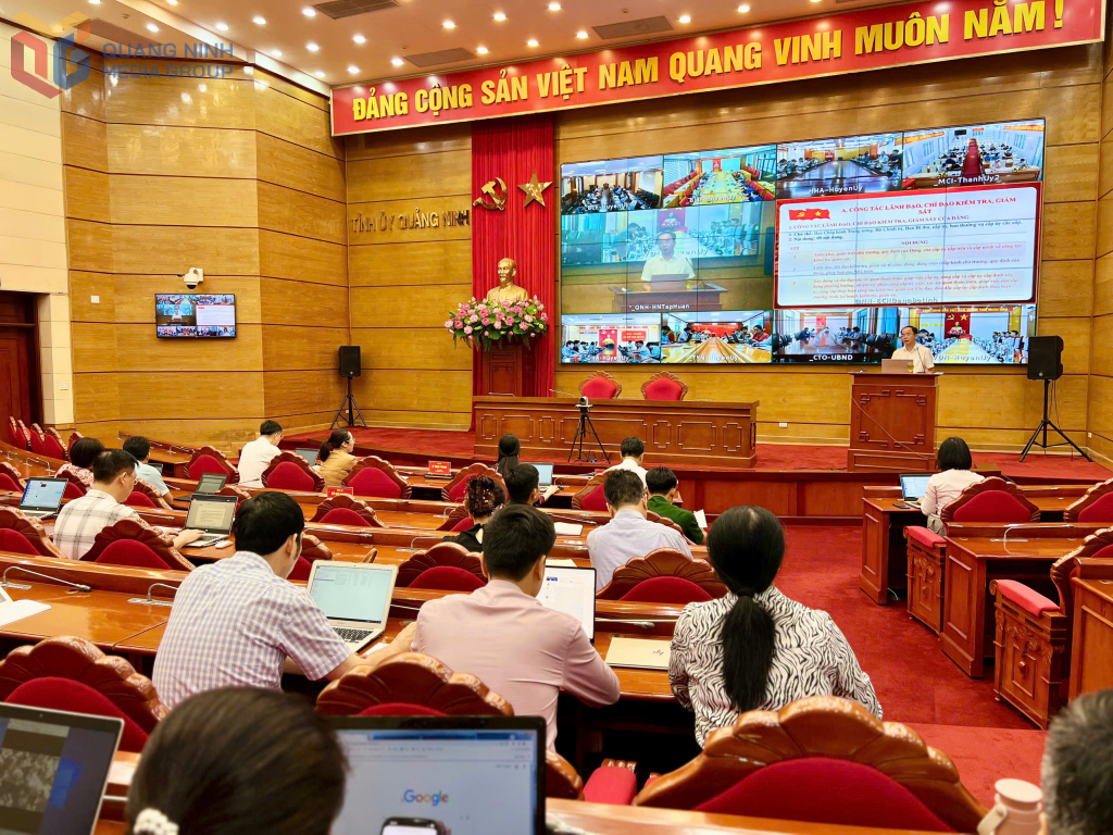 Ủy ban Kiểm tra Tỉnh ủy tổ chức tập huấn nghiệp vụ công tác kiểm tra, giám sát và kỷ luật của Đảng năm 2025. Ảnh; Minh Hiền