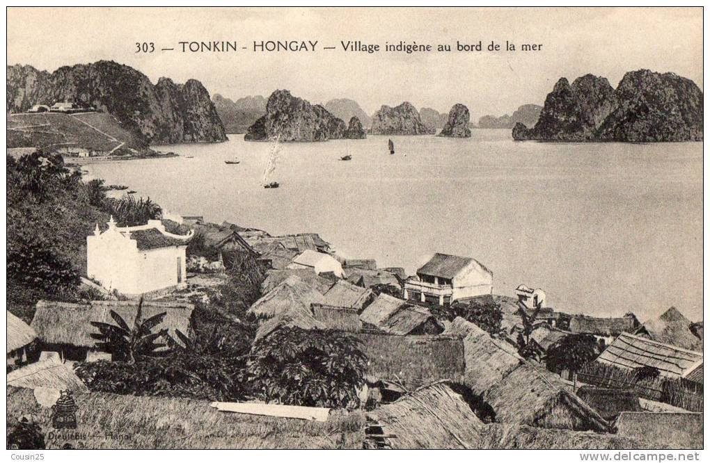 Hình ảnh Lán Bè trong bưu thiếp của người Pháp.