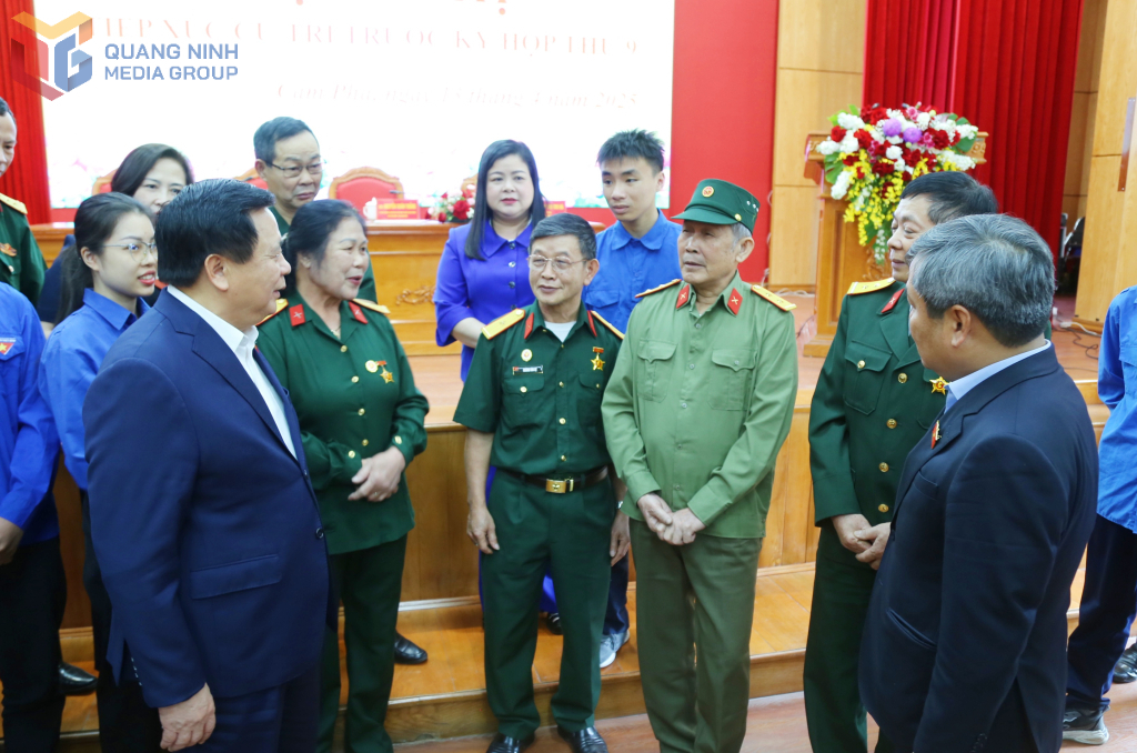 Đoàn ĐBQH tỉnh tiếp xúc cử tri trước Kỳ họp thứ 9, Quốc hội khóa XV.