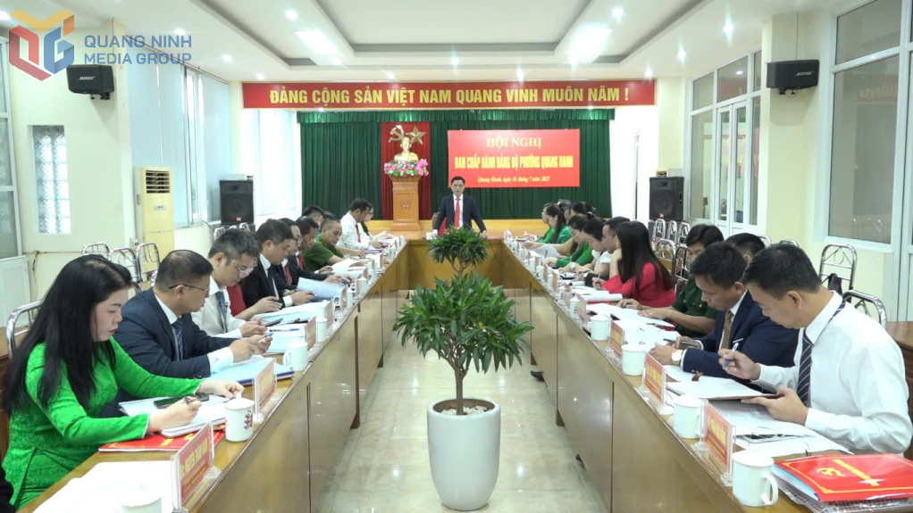 Hội nghị Ban Chấp hành Đảng bộ phường Quang Hanh lần thứ nhất, ngày 1/7/2025.