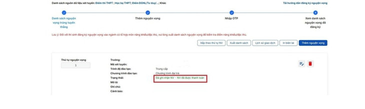 lệ phí đăng ký xét tuyển - Ảnh 9.