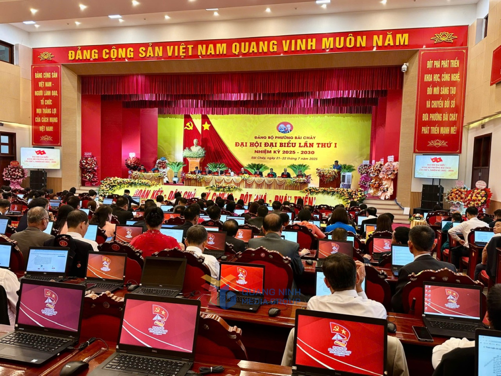 Đại hội Đại biểu Đảng bộ phường Bãi Cháy lần thứ I, nhiệm kỳ 2025-2030, diễn ra vào ngày 21-22/7/2025.
