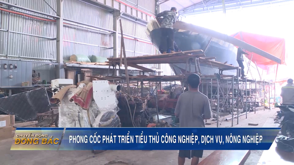 Phong Cốc phát triển tiểu thủ công nghiệp, dịch vụ, nông nghiệp