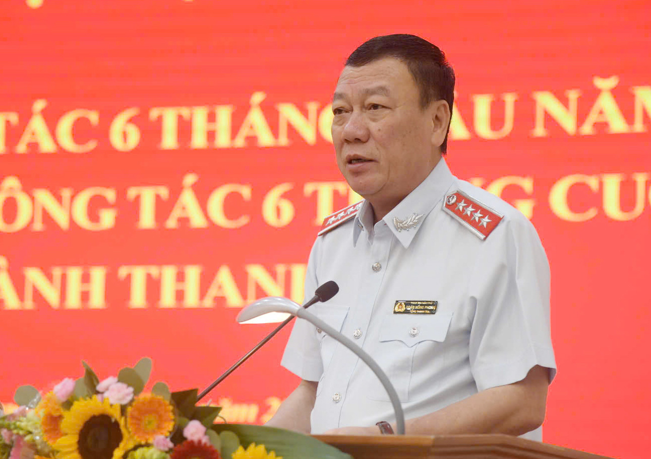 Đồng chí Đoàn Hồng Phong, Ủy viên BCHTW Đảng, Tổng Thanh tra Chính phủ chủ trì hội nghị. Ảnh: Q.Huy (Báo Thanh tra)
