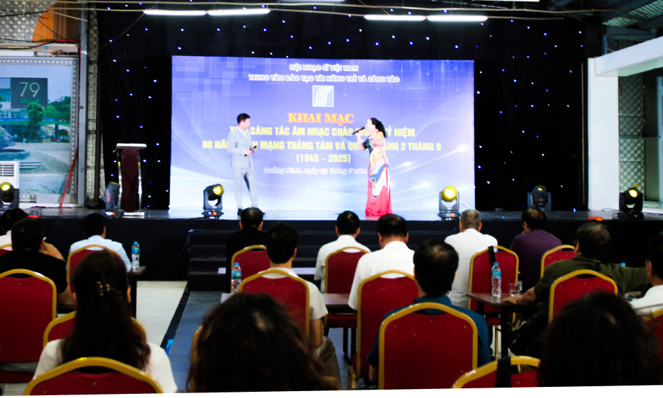 Khai mạc trại sáng tác âm nhạc Quảng Ninh năm 2025