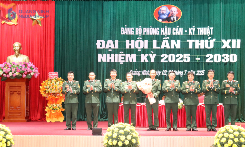 Đại hội Đảng bộ Phòng Hậu cần - Kỹ thuật (Bộ CHQS tỉnh) lần thứ XII, nhiệm kỳ 2025-2030