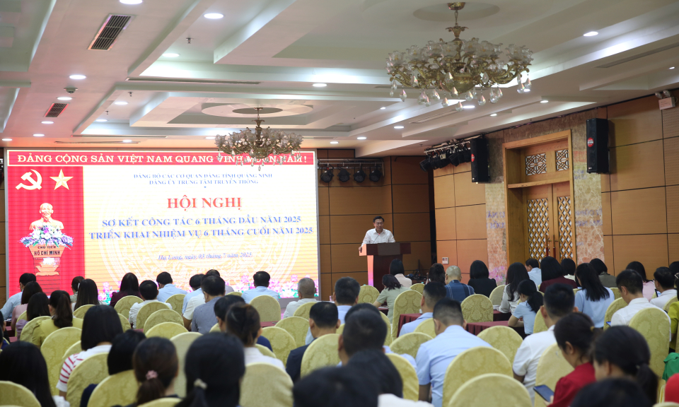 Đảng ủy Trung tâm Truyền thông tỉnh triển khai nhiệm vụ 6 tháng cuối năm 2025