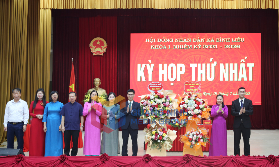 Hội nghị BCH Đảng bộ khóa I, nhiệm kỳ 2025-2030 và HĐND xã Bình Liêu kỳ họp thứ nhất nhiệm kỳ 2021-2026, tháng 7-2025