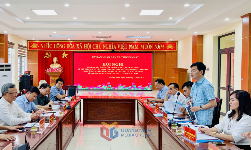 Xã Thống Nhất: Tọa đàm về công tác bảo tồn và phát huy giá trị lịch sử văn hóa đình Làng Bang