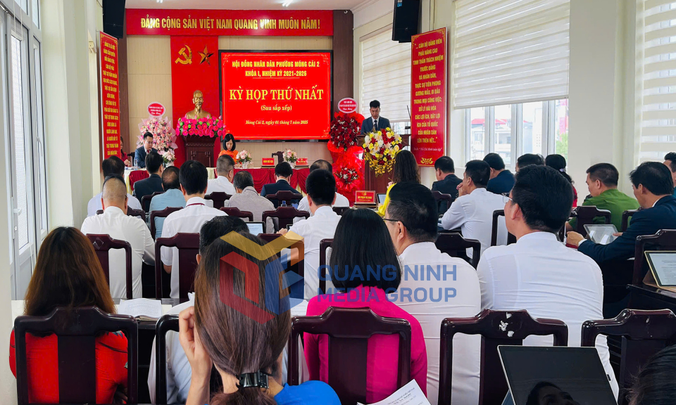 Hội nghị BTV, BCH và Kỳ họp thứ nhất HĐND phường Móng Cái 2, nhiệm kỳ 2021-2026, tháng 7-2025