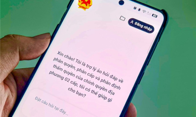 Trợ lý AI hỗ trợ tra cứu đơn vị hành chính mới