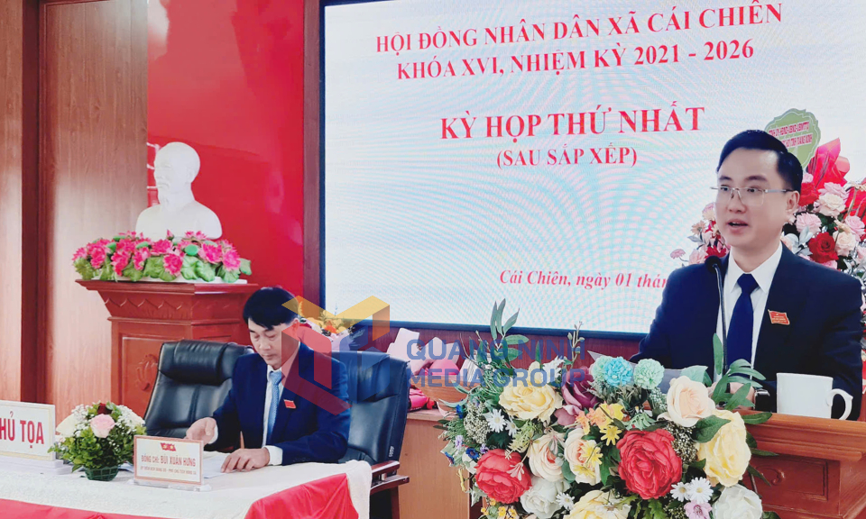 Hội nghị BTV, BCH và Kỳ họp thứ nhất HĐND xã Cái Chiên, nhiệm kỳ 2021-2026, tháng 7-2025