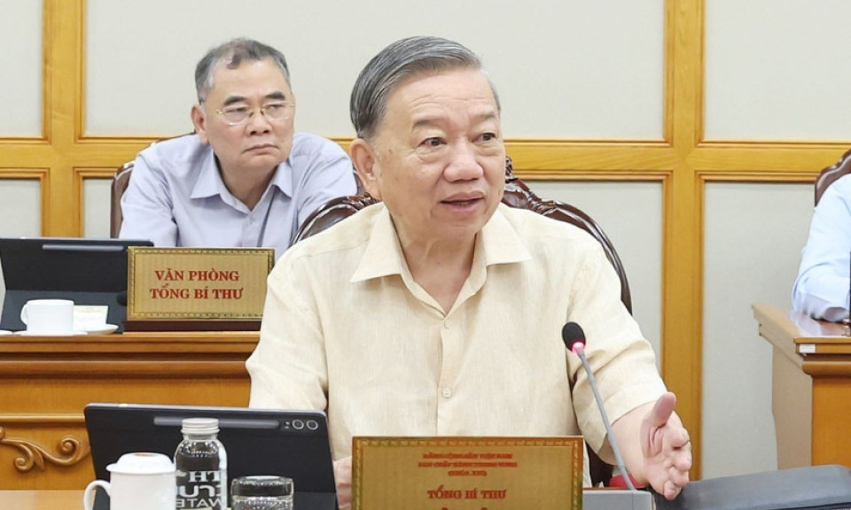 Tổng Bí thư Tô Lâm: Kịp thời tháo gỡ khó khăn, vướng mắc khi vận hành bộ máy mới
