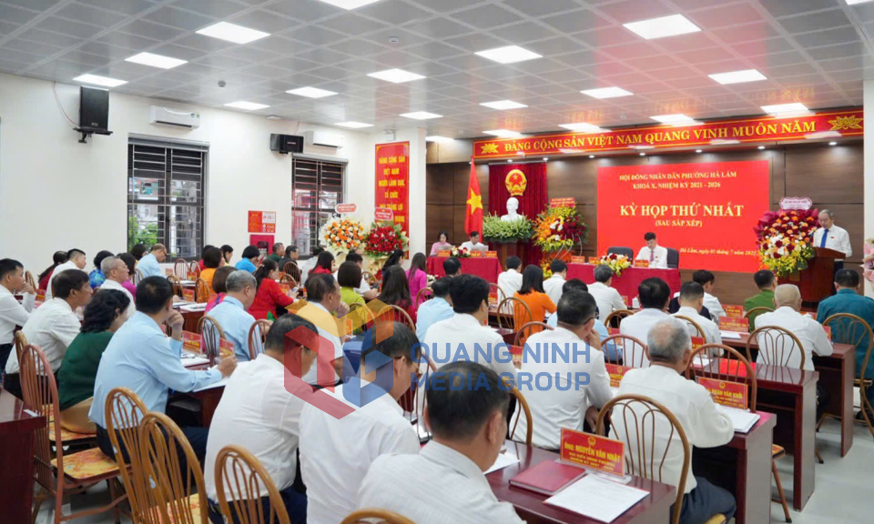 Hội nghị BTV, BCH và Kỳ họp thứ nhất HĐND phường Hà Lầm, nhiệm kỳ 2021-2026, tháng 7-2025