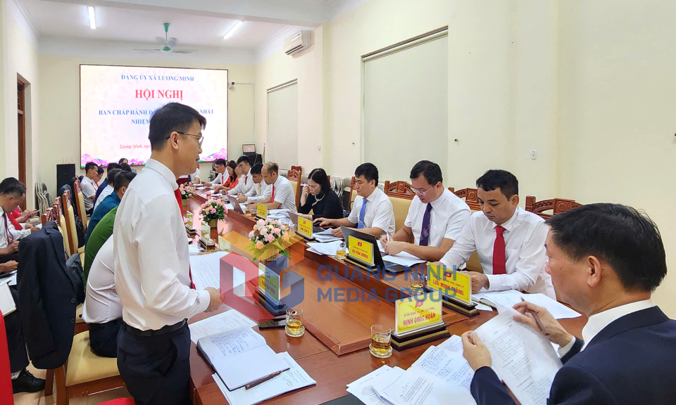 Hội nghị BTV, BCH và Kỳ họp thứ nhất HĐND xã Lương Minh, nhiệm kỳ 2021-2026, tháng 7-2025
