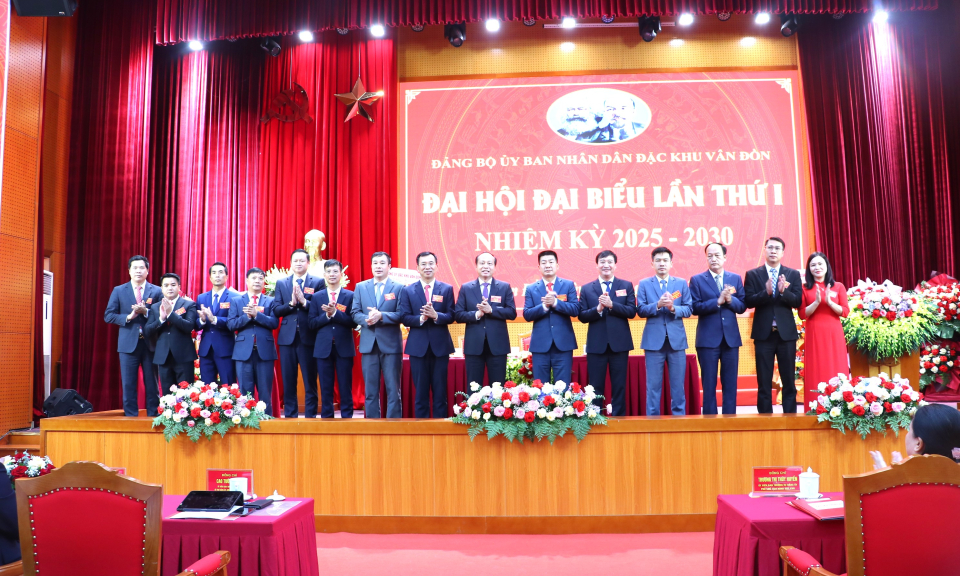 Đại hội Đảng bộ UBND Đặc khu Vân Đồn lần thứ I, nhiệm kỳ 2025 - 2030