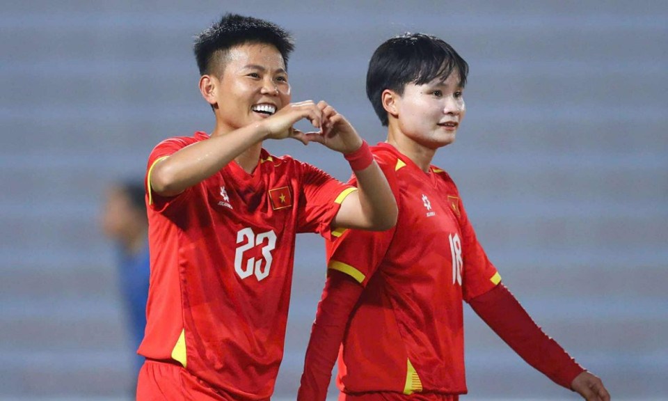 Tuyển nữ Việt Nam thắng 4-0, giành vé dự VCK Asian Cup 2026