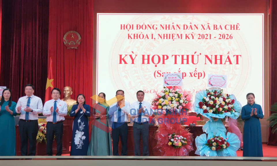 Hội nghị Ban Thường vụ Đảng ủy, Ban Chấp hành Đảng bộ, HĐND xã Ba Chẽ kỳ họp thứ nhất, tháng 7-2025