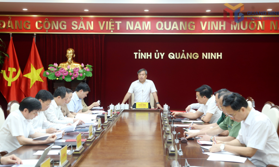 Giao ban công tác nội chính 6 tháng đầu năm 
