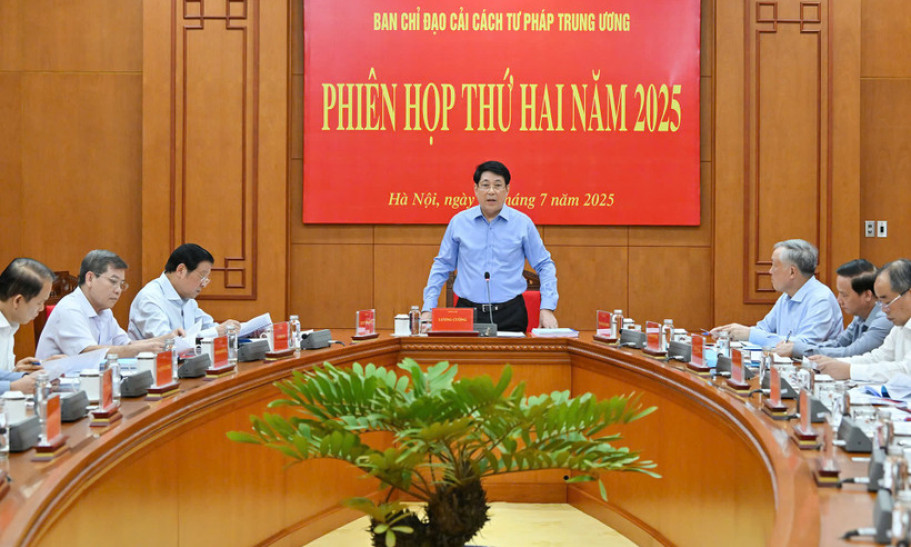 Chủ tịch nước Lương Cường chủ trì họp Ban chỉ đạo Cải cách tư pháp Trung ương