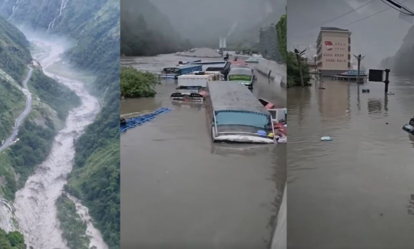 Lũ lụt nghiêm trọng ở biên giới Trung Quốc - Nepal