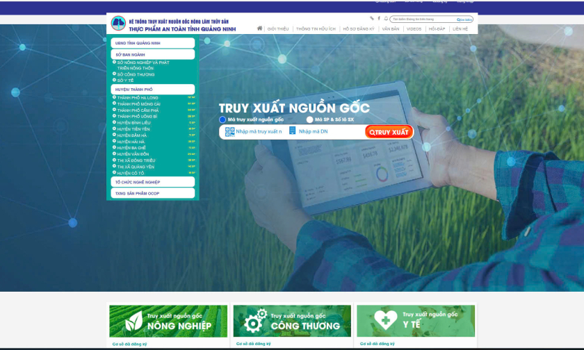 Ứng dụng công nghệ số vào truy xuất nguồn gốc hàng hóa