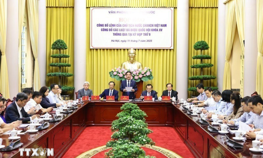Công bố Lệnh của Chủ tịch nước về 9 Luật vừa được Quốc hội thông qua
