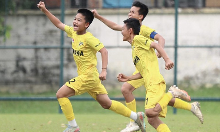 Sông Lam Nghệ An chạm trán Nam Định trong trận chung kết Giải U13 toàn quốc