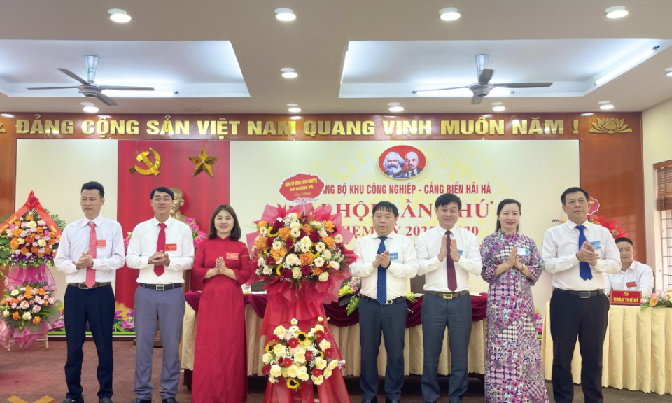 Đảng bộ Khu công nghiệp - Cảng biển Hải Hà tổ chức Đại hội lần thứ II, nhiệm kỳ 2025 - 2030