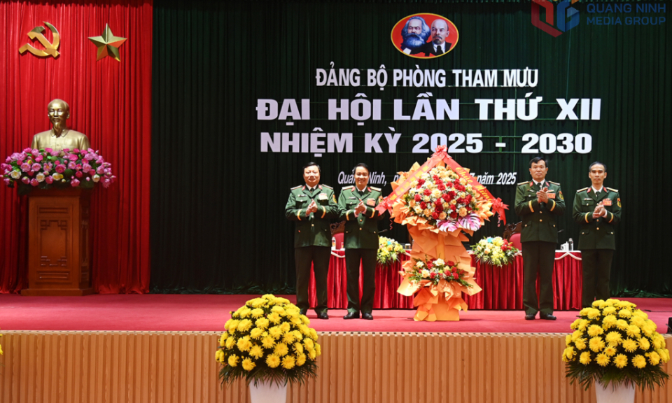 Đại hội Đảng bộ Phòng Tham mưu (Đảng bộ Quân sự tỉnh Quảng Ninh) lần thứ XII, nhiệm kỳ 2025-2030