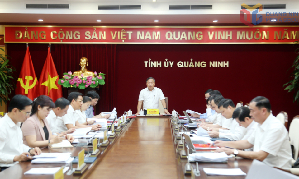 Giao ban Thường trực Tỉnh ủy