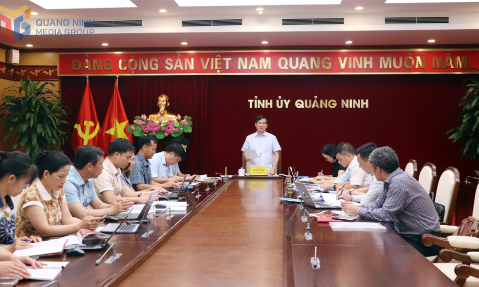 Thường trực Tỉnh ủy duyệt nội dung Đại hội của các Đảng bộ điểm cấp xã  