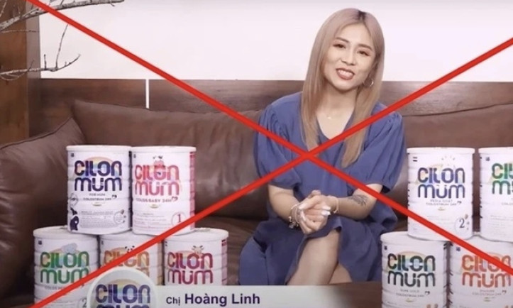 MC Hoàng Linh bị phạt 107,5 triệu đồng vì quảng cáo sữa HIUP 27