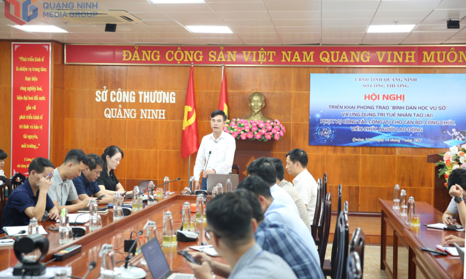 Sở Công Thương tổ chức hội nghị “Ứng dụng AI hiệu quả trong công tác quản lý nhà nước”