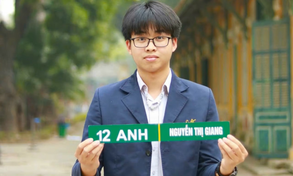 Thành công của Chương trình GDPT mới nhìn từ “thủ khoa kép” Nguyễn Việt Hưng, THPT Chu Văn An, Hà Nội