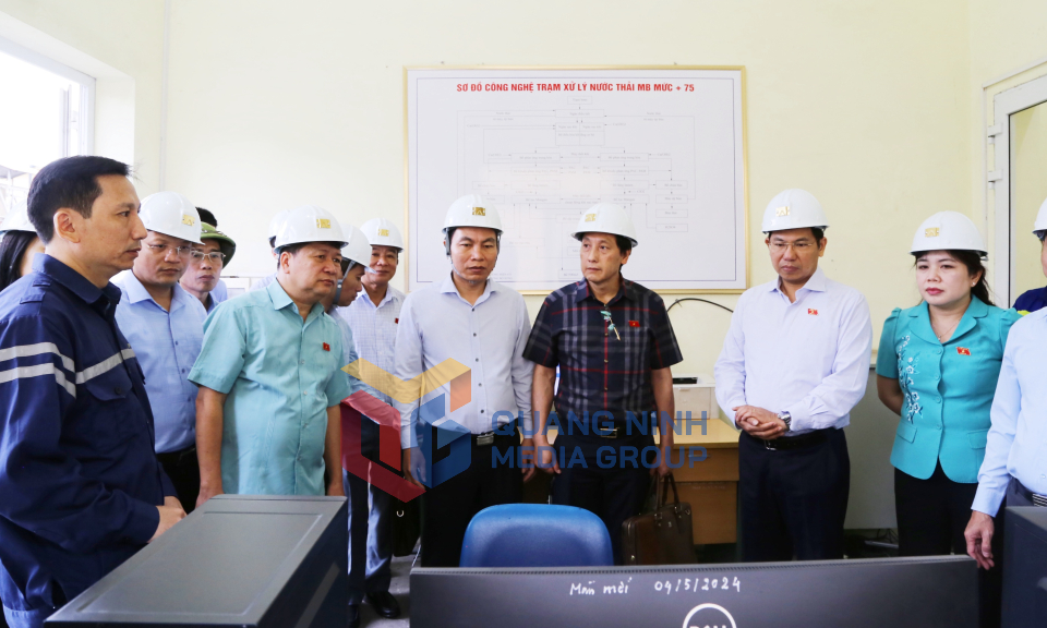 Đoàn giám sát của Quốc hội giám sát công tác bảo vệ môi trường tại Quảng Ninh, tháng 7-2025