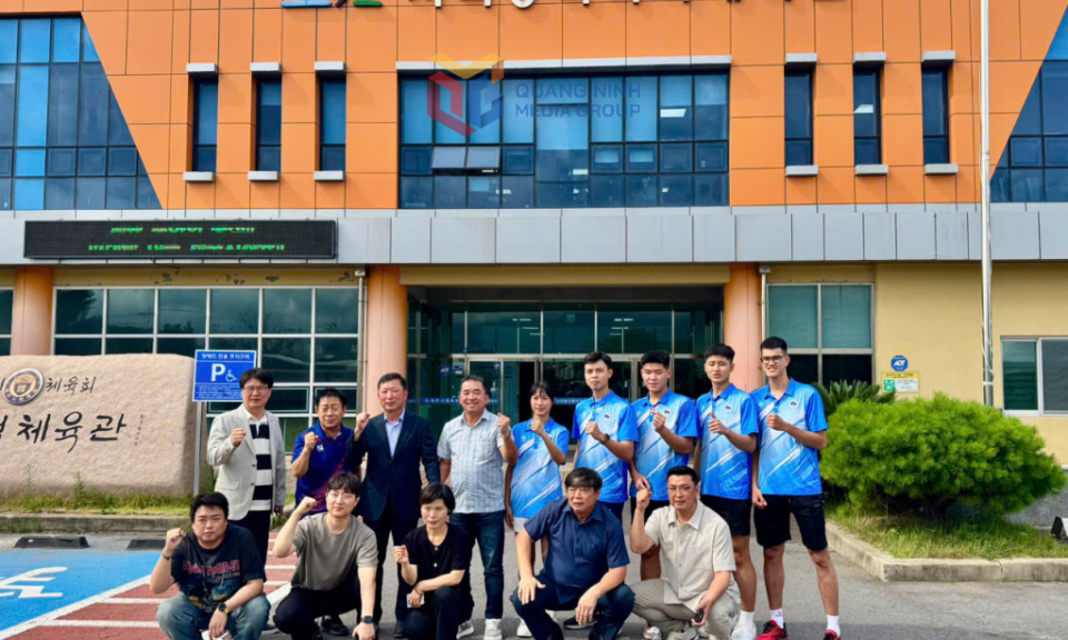 Đoàn thể thao Quảng Ninh tập huấn tại Hàn Quốc