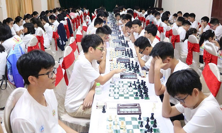 443 kỳ thủ đua tài tại Giải vô địch Cờ vua trẻ xuất sắc Quốc gia năm 2025