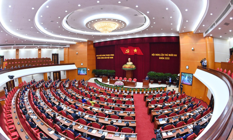 Thông báo Hội nghị lần thứ 12 Ban Chấp hành Trung ương Đảng khóa XIII