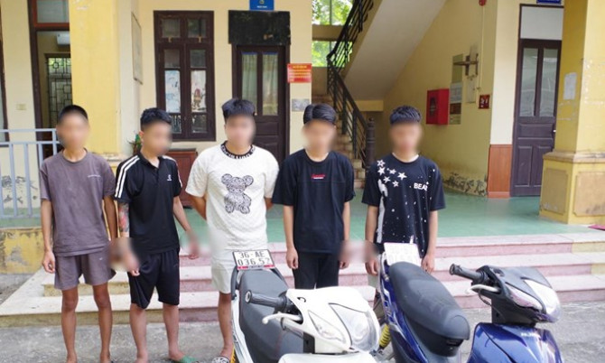 Bắt 5 đối tượng trộm cắp tài sản tại khu ký túc xá ở Ninh Bình