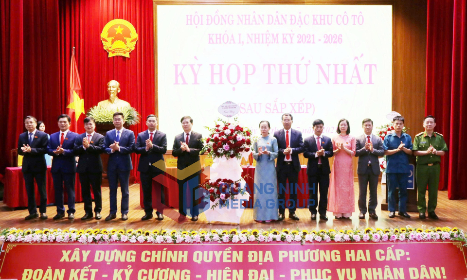 Hội nghị BTV Đảng ủy, BCH Đảng bộ đặc khu lần thứ nhất và HĐND Đặc khu Cô Tô khóa I, nhiệm kỳ 2021-2026, tháng 7-2025