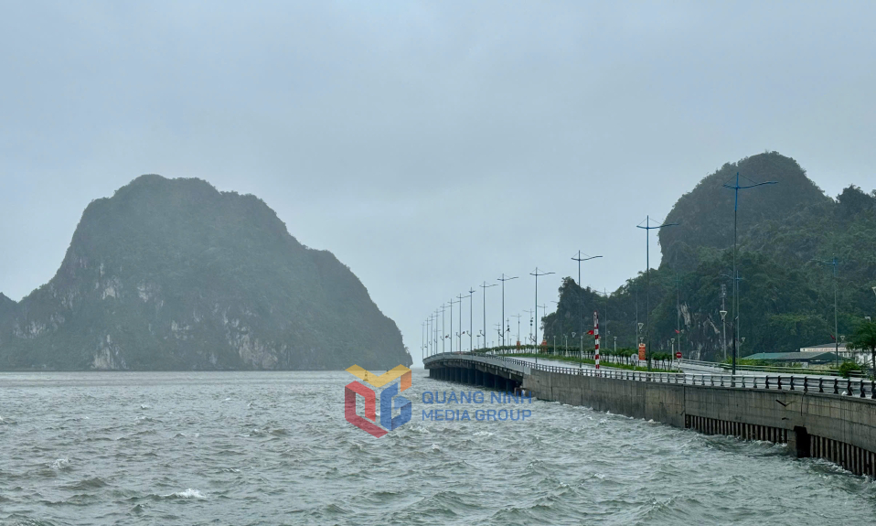 Bão số 3 đang gây gió rất mạnh ven biển Quảng Ninh, Hải Phòng