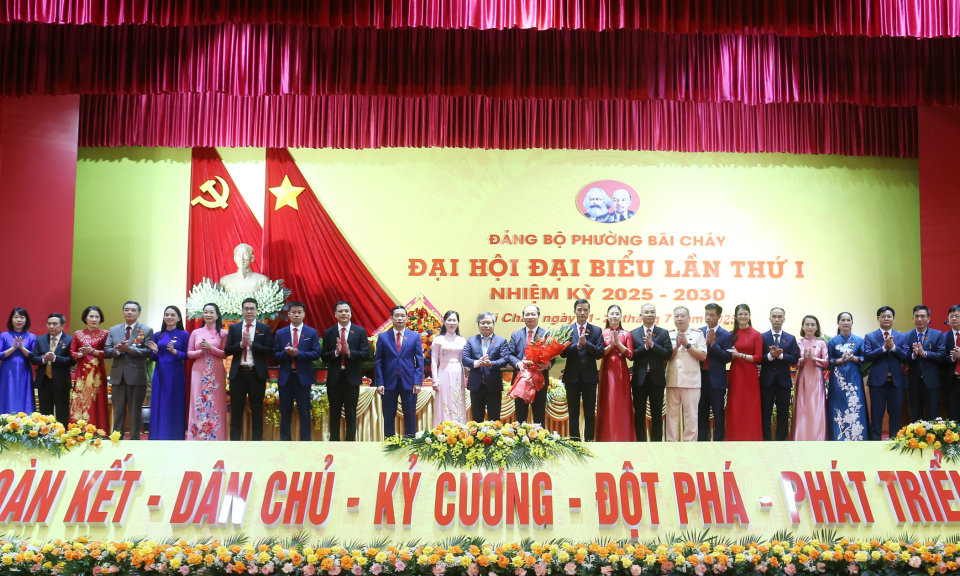Đại hội Đại biểu Đảng bộ phường Bãi Cháy lần thứ I, nhiệm kỳ 2025-2030