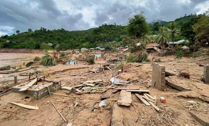 Nghệ An: 3 người chết, 1 người mất tích, 3.786 nhà bị ngập do bão số 3