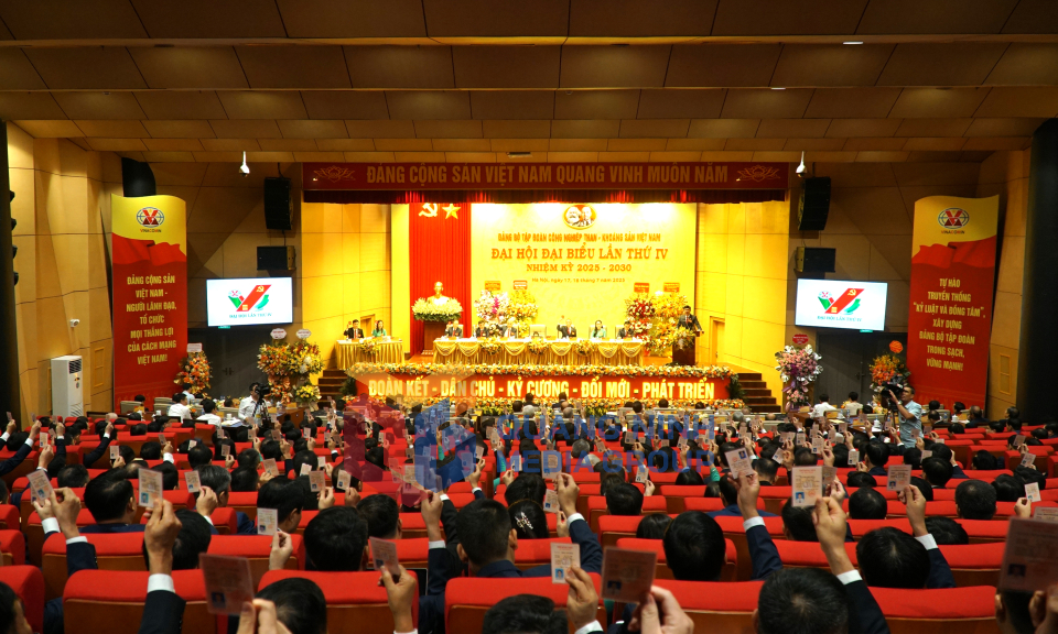 Đại hội Đảng bộ Tập đoàn Công nghiệp Than - Khoáng sản Việt Nam lần thứ IV, nhiệm kỳ 2025 - 2030